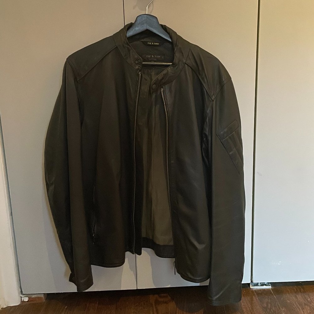 rag & bone leather jacket small/38